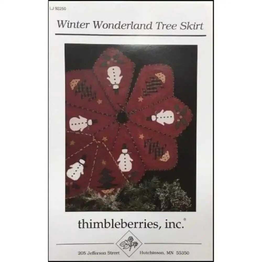 Thimbleberries Winter Wonderland Tree Skirt Pattern 48
